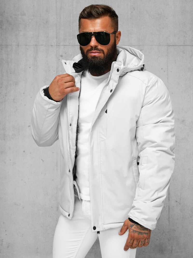 Veste Homme Gris Clair OZONEE JS/91M9906/280Z