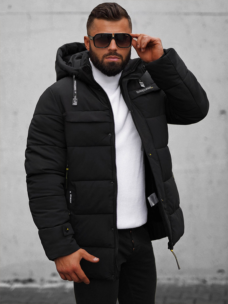 Veste D'hiver Noir OZONEE JS/22M58/392