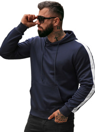 Sweatshirt Homme Bleu Foncé OZONEE O/8B153/25