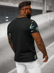 T-shirt Homme Noir OZONEE O/T136/3