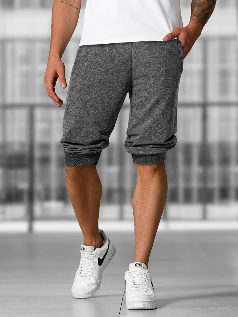 Short Homme Gris Foncé OZONEE JS/XW07/5Z