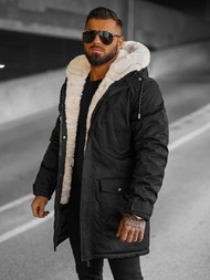 Veste D'hiver Noir OZONEE JS/5M120/392Z