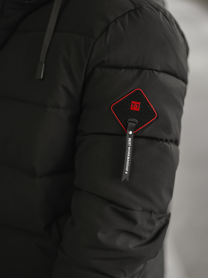 Veste D'hiver Noir OZONEE JS/31M5031/392Z