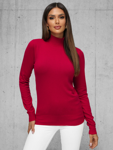 Pullover Femme Bordeaux OZONEE JS/8003/5