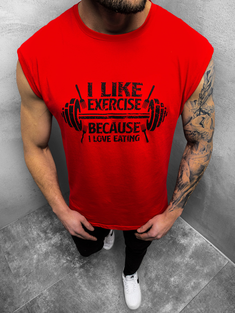 T-Shirt Homme Rouge OZONEE MACH/M1210Z