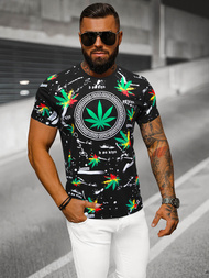 T-shirt Homme Noir OZONEE O/T131/3