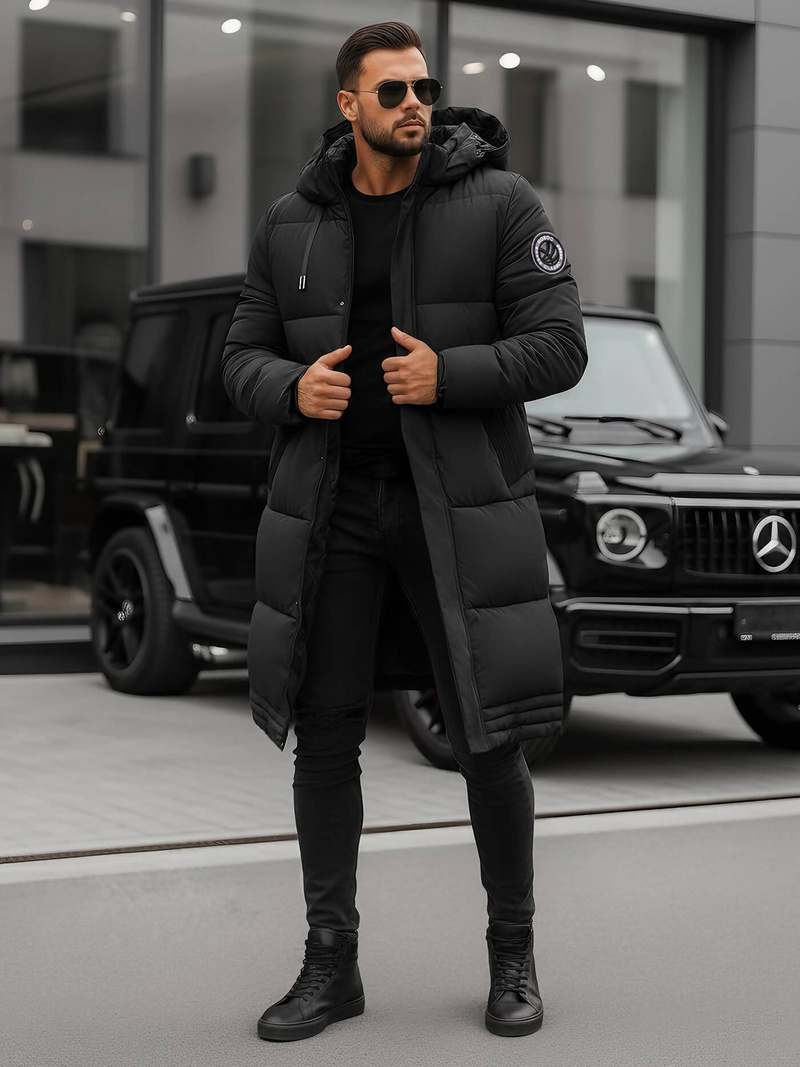 Veste Homme Noir OZONEE JS/19M1290/392Z