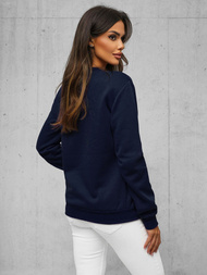 Sweat Femme Bleu Foncé OZONEE JS/W01Z