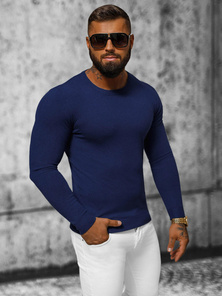 Pullover Homme Bleu Foncé OZONEE NB/MMB602/5Z