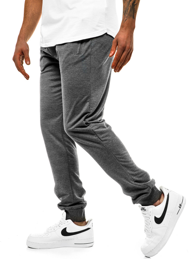 Pantalon de survêtement Homme Gris foncé JS/XW032S