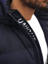 Veste Homme Bleu Foncé OZONEE JS/M8107