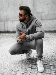 Survêtement Homme Gris Foncé OZONEE JS/8C75/5