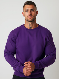 Sweatshirt Homme Violet OZONEE JS/2001-10Z