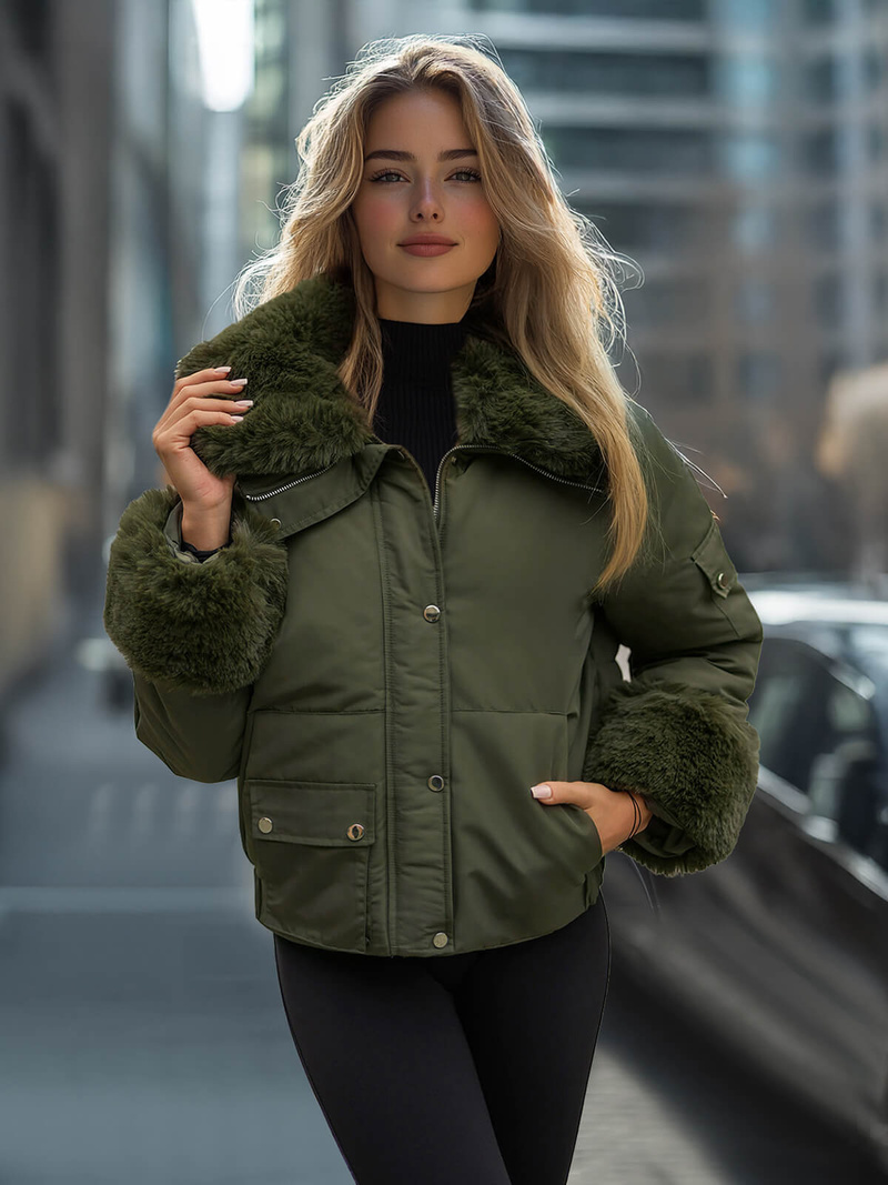 Veste Femme Kaki OZONEE O/H833Z