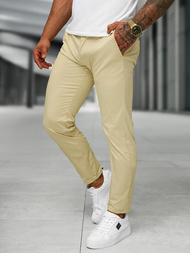 Pantalon Homme Beige OZONEE BL/SK222/6