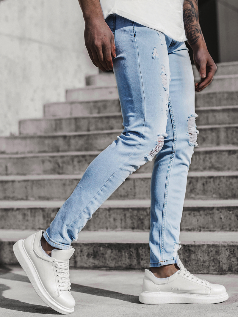 Jean Homme Bleu clair OZONEE G/3019