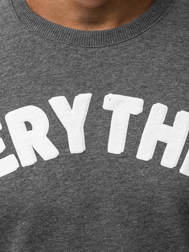 Sweatshirt Homme Gris foncé OZONEE B/181905