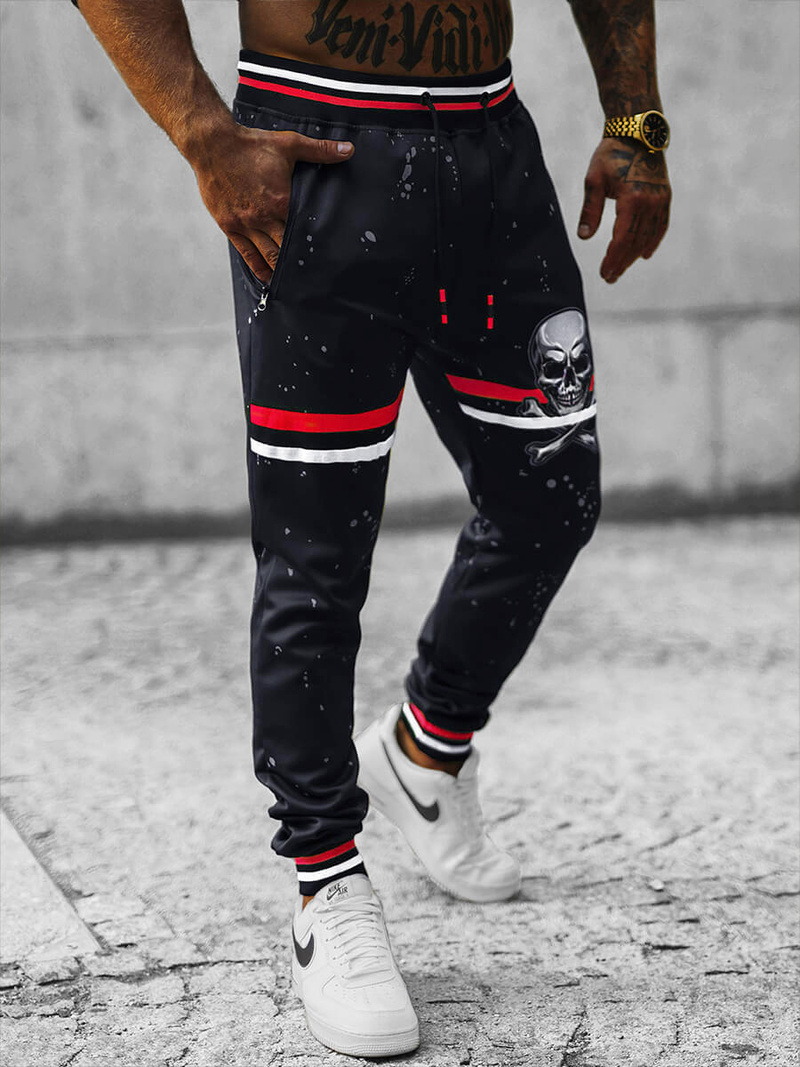 Pantalon de survêtement Homme Bleu foncé OZONEE JS/K10227