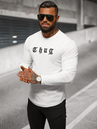 Sweatshirt Homme Blanc OZONEE O/T6612
