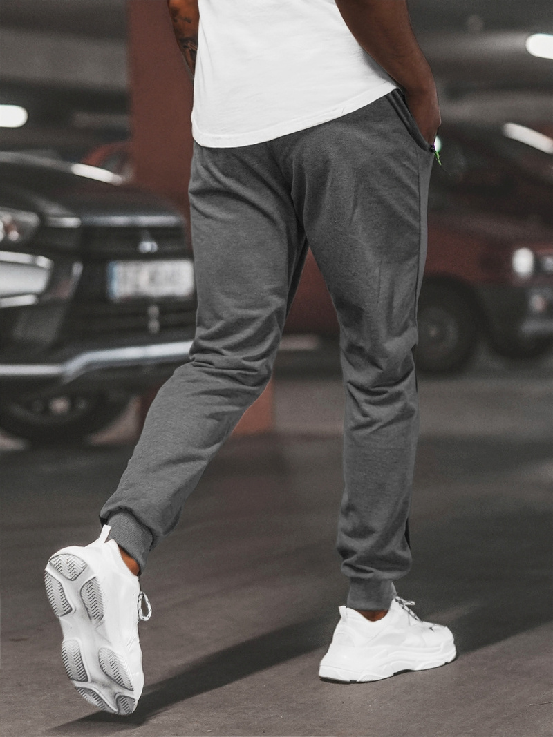 Pantalon de Survêtement Homme Gris Foncé OZONEE JS/68K10356Z