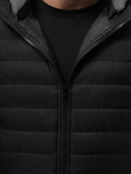 Veste Sans Manches Homme Noir OZONEE JS/8M983/392