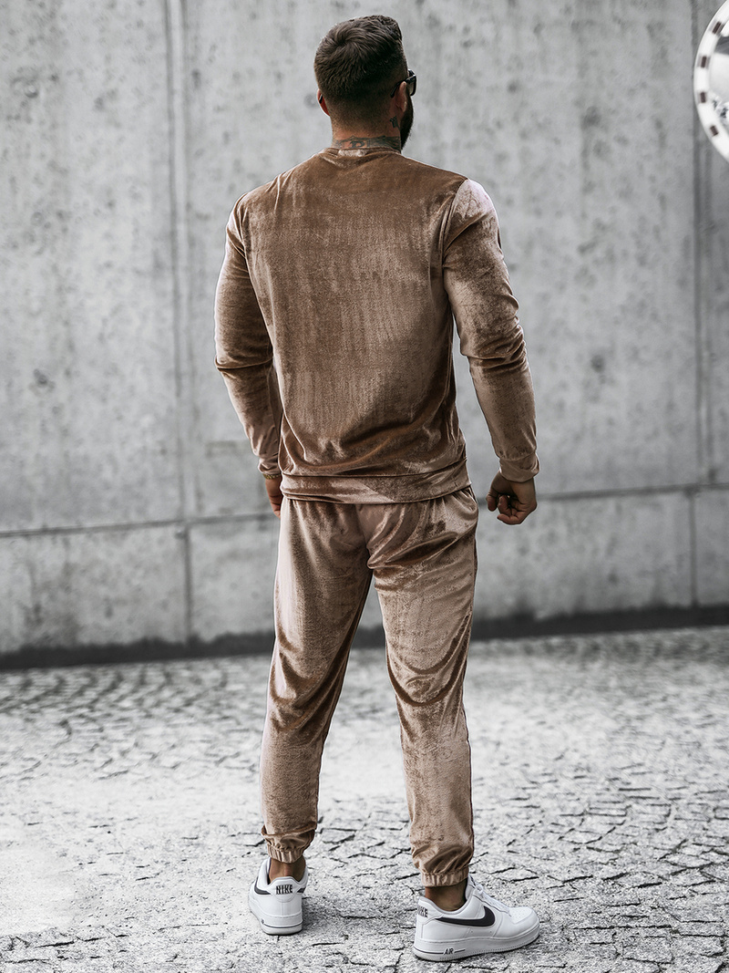 Survêtement Homme Beige Foncé OZONEE O/D7516