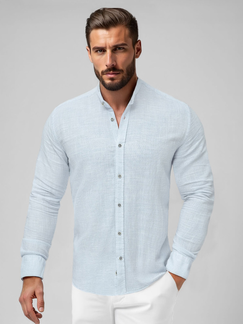 Chemise Homme Bleu Clair OZONEE O/V150