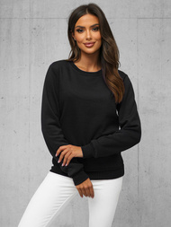 Sweat femme noir OZONEE JS/W01Z