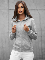 Sweat femme Gris OZONEE JS/W03Z