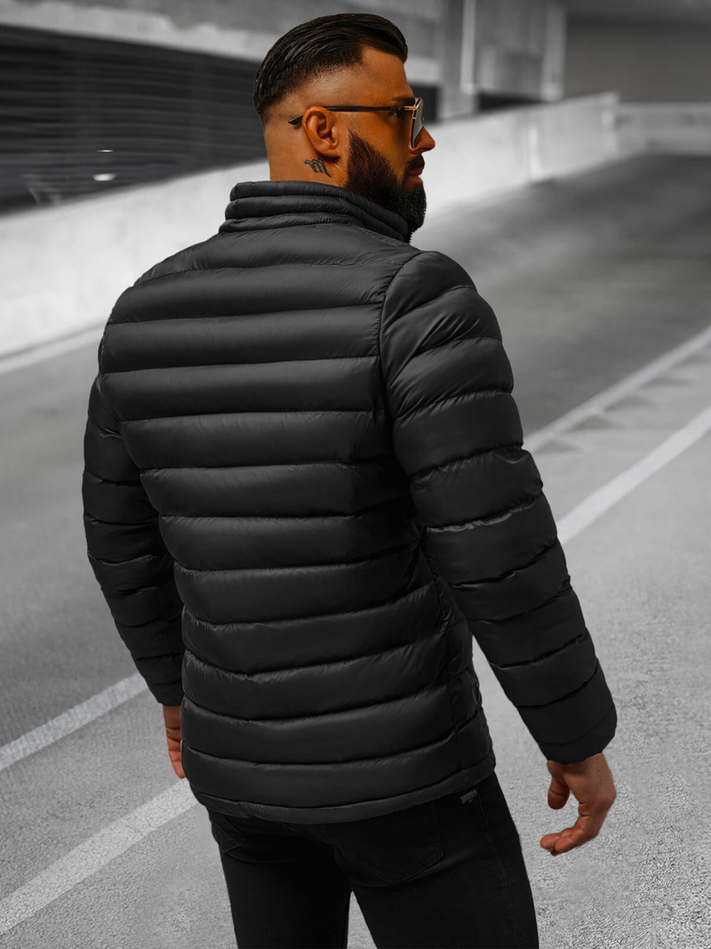 Veste Homme Noir/2 OZONEE JB/JP1111