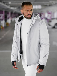 Veste Homme Gris Clair OZONEE JS/91M9906/280