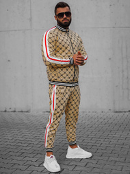 Survêtement Homme Beige et Noir OZONEE O/12136