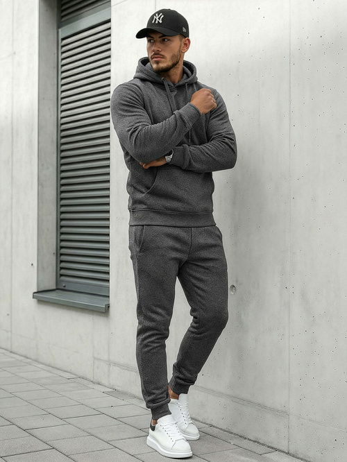 Survêtement Homme Gris foncé OZONEE JS/68C10381/5Z