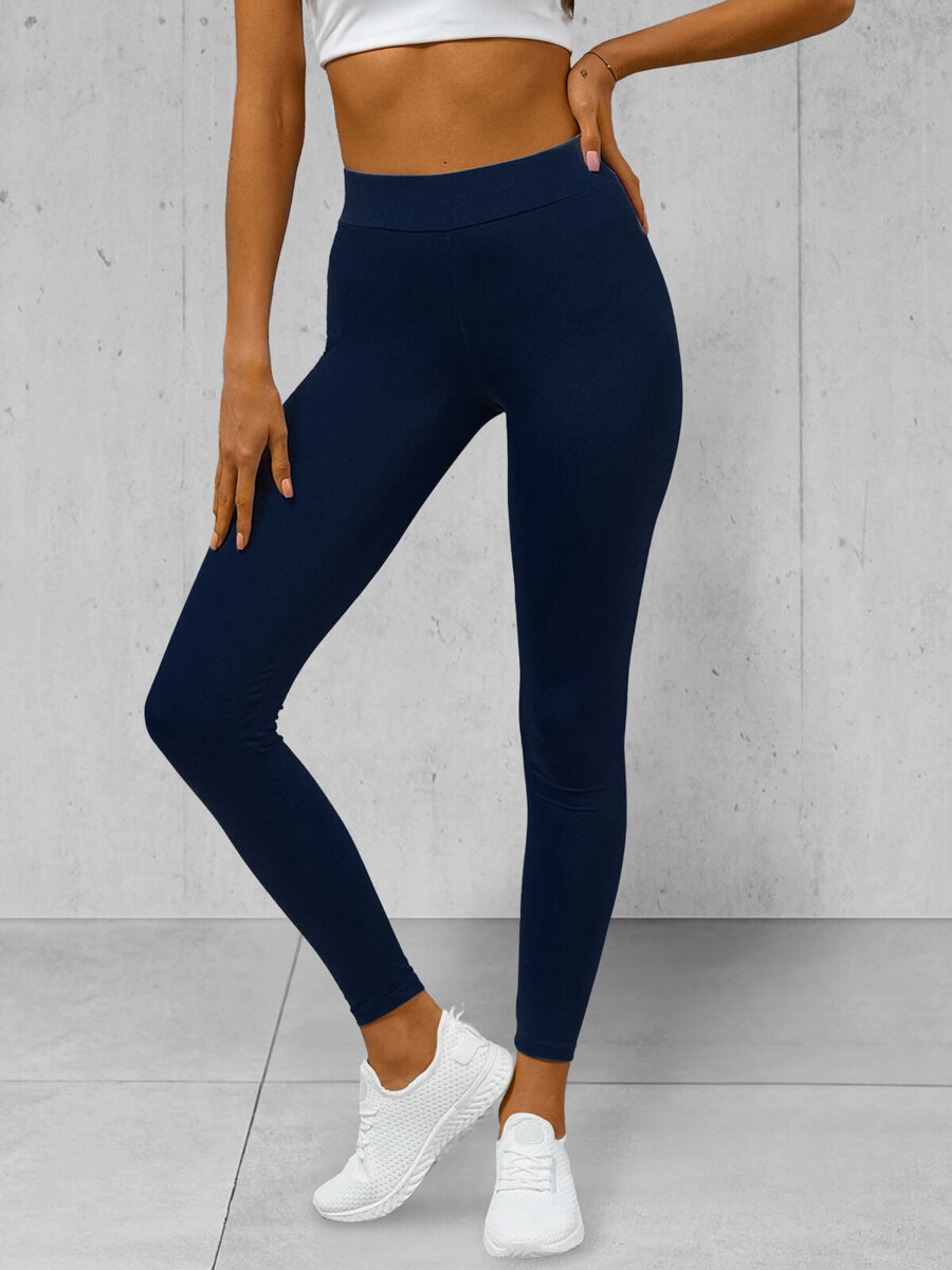 Legging Femme Bleu Fonce OZONEE JS 1001Z