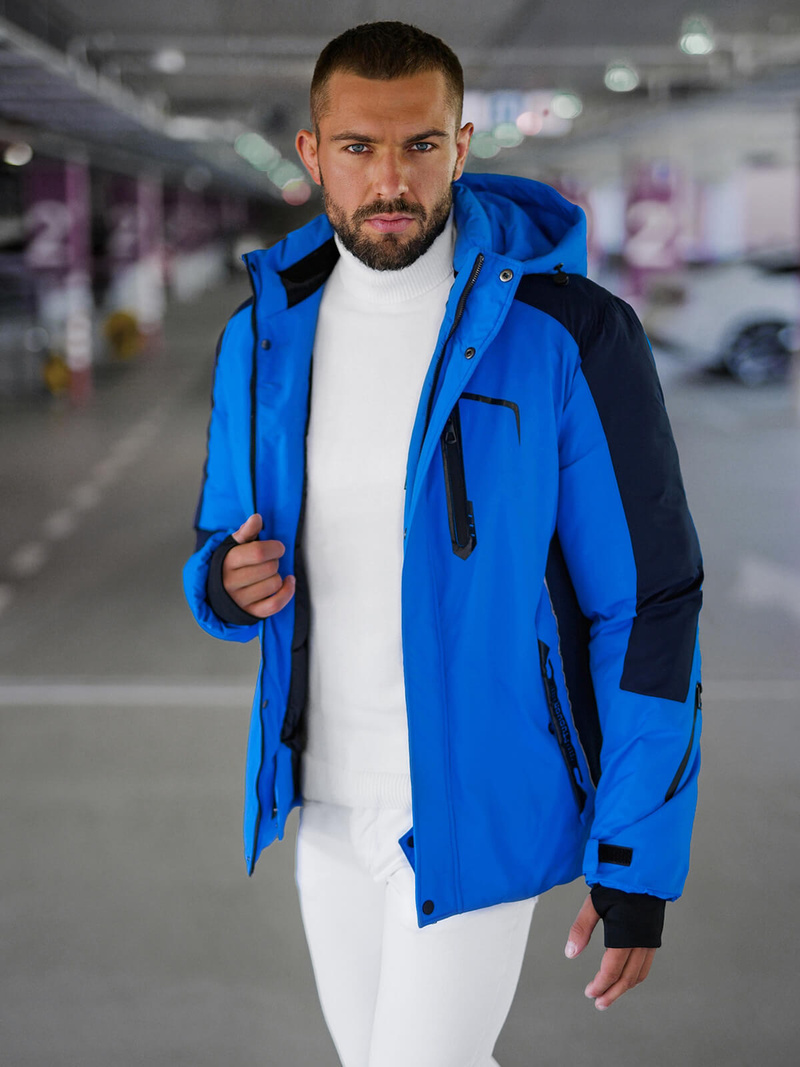 Veste Homme Bleu OZONEE JS/91M9905/184