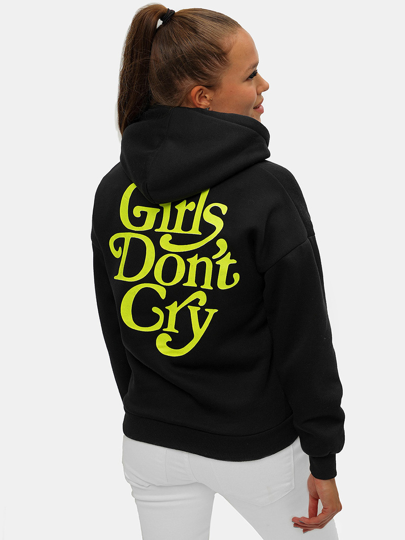 Sweat à capuche femme Noir OZONEE JS/B26013Z