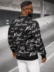 Sweatshirt Homme Noir OZONEE JS/8B1189/3