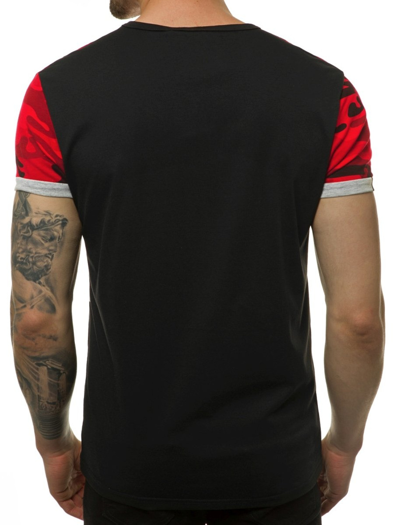 T-Shirt Homme Rouge OZONEE JS/SS10982