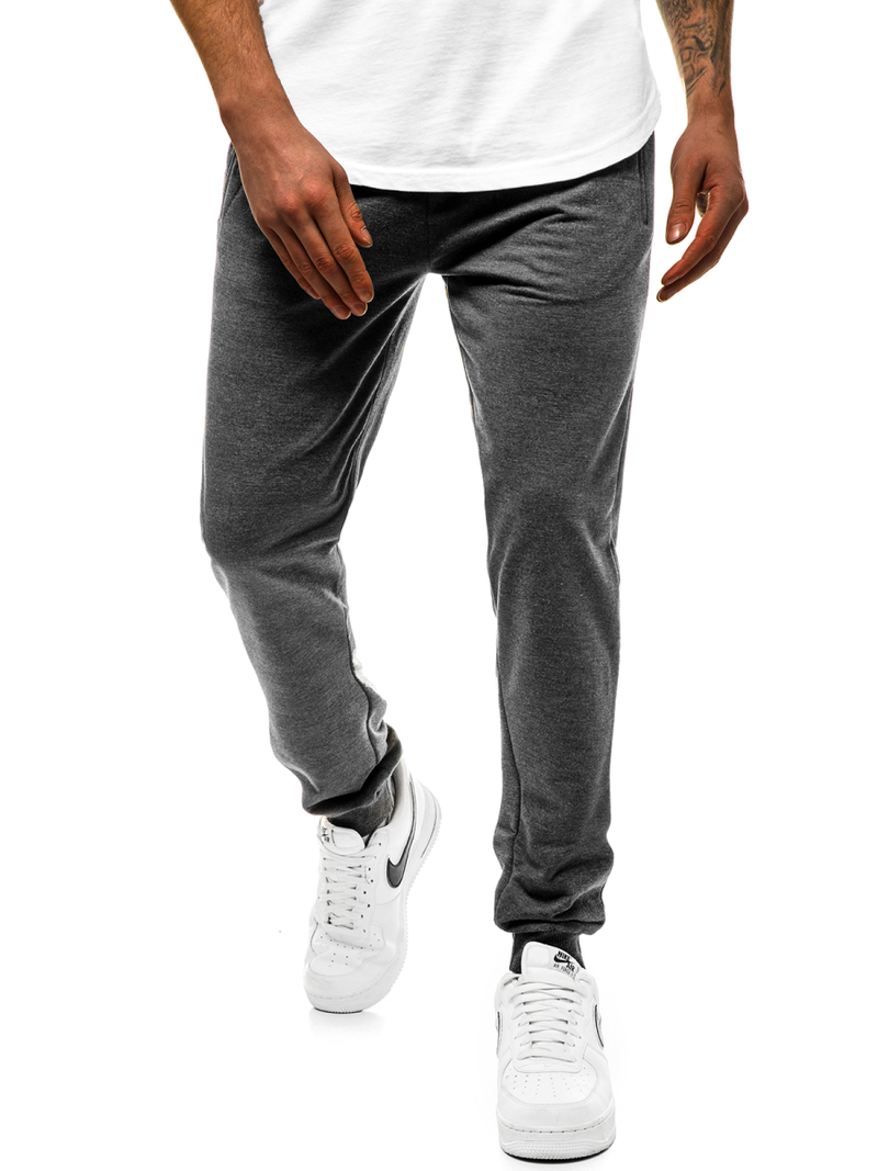 Pantalon de survêtement Homme Gris foncé JS/XW032S
