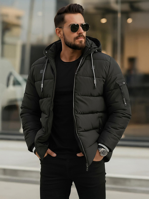 Veste homme noir OZONEE JS/57M7502/392Z