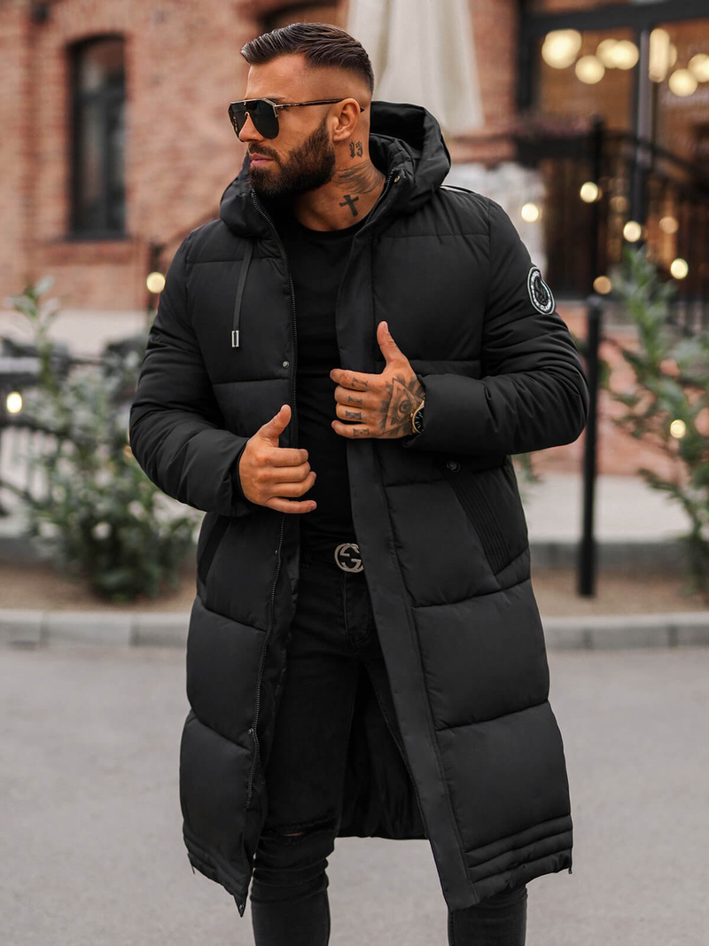 Veste Homme Noir OZONEE JS/19M1290/392
