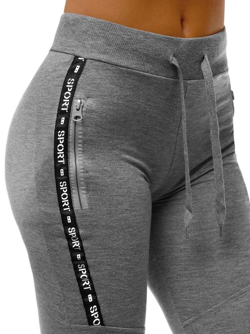 Pantalon de survêtement pour femmes Gris OZONEE O/82055
