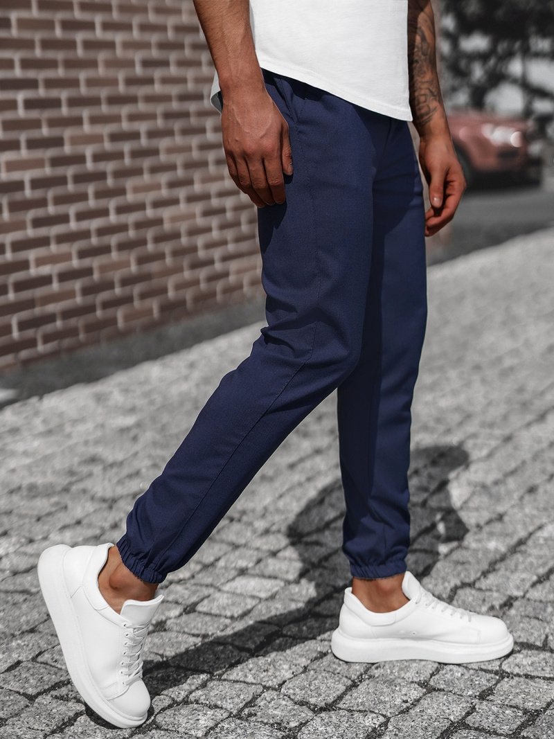 Pantalon Chino Homme Bleu foncé OZONEE DJ/5539Z