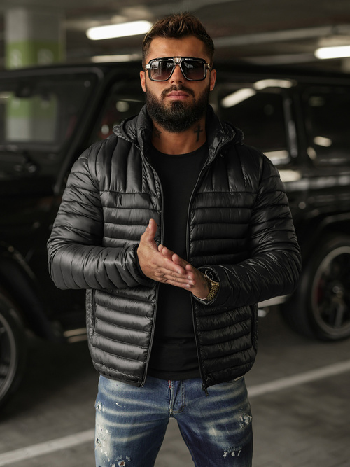 Veste Homme Noir OZONEE JS/16M9336/392BZ