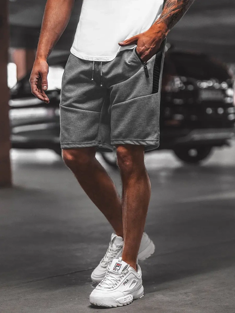 Short Homme Gris Foncé OZONEE O/WW20013/3