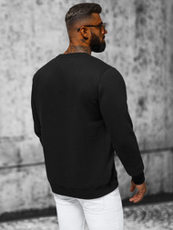 Sweatshirt Homme Noir OZONEE NB/MF2008