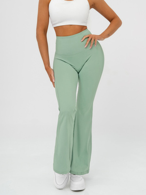 Legging femme avec des jambes larges menthe OZONEE JS/17K587/127