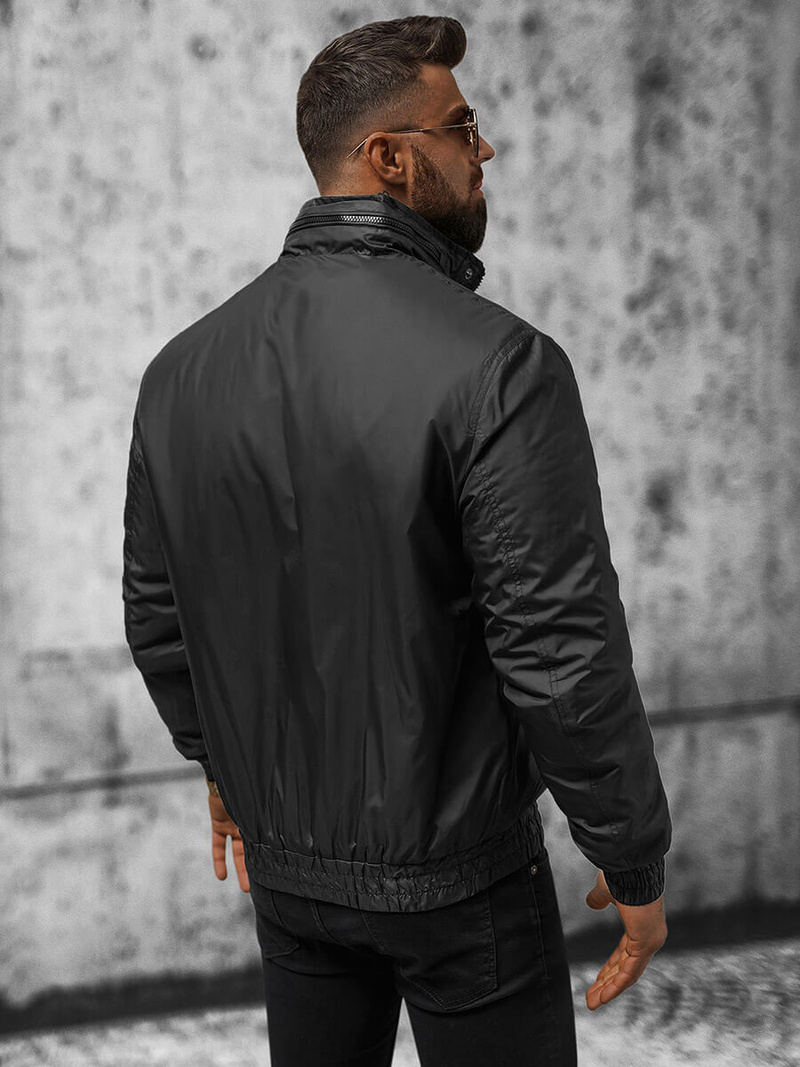 Veste Homme Noir OZONEE JS/5M3102/392