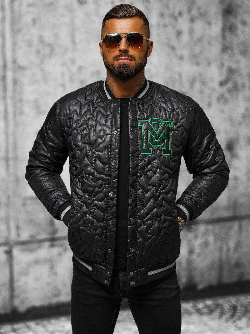 Veste Homme Noir OZONEE O/TB9152