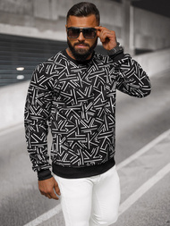 Sweatshirt Homme Noir OZONEE JS/8B1219/3